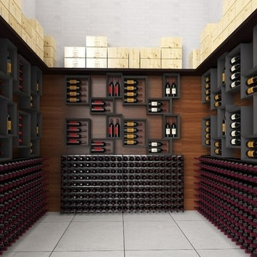 Residential wine cellar furniture