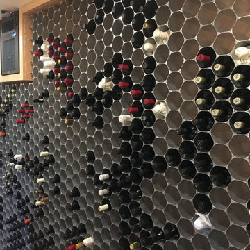 Silver WineHive Pro Magnum for Walk-in Wine Cellar in Central Coast California