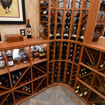 Residential Wine Cellar in Virginia with Custom Wine Racks
