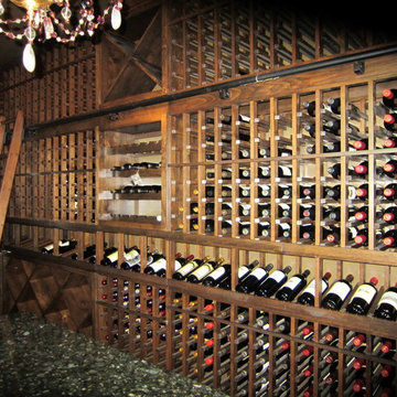 Right Wall Storage Racks of New Orleans Wine Cellar