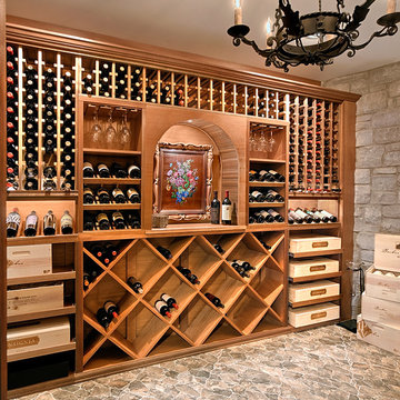 Rollout Wine Storage Shelves for Wooden Display Boxes