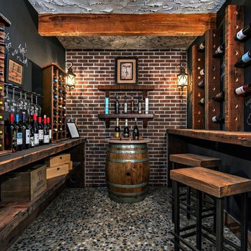 Rumson Luxury Estate Wine Cellar