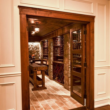Rustic Alder Wine Cellar