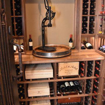 San Clemente Ladera Ranch Orange County Custom Wine Cellar and Bourbon Room
