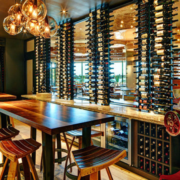 San Diego Marriott Marquis & Marina Contemporary Custom Wine Cellar VintageView