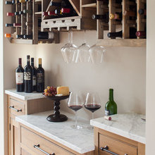 wine bar in kitchen