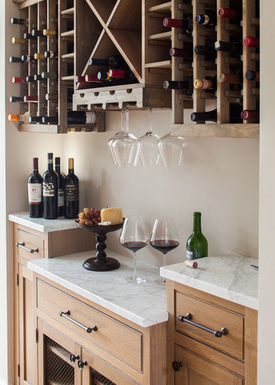 Beach Style Wine Cellar by Connecticut Stone