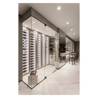 Image showcasing South Beach Penthouse W Wine cellar - Contemporary - Wine Cellar ...