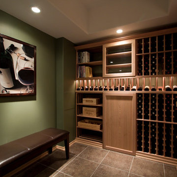 Spinnaker Lafayette Traditional Wine Cellar Remodel