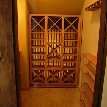 Staircases Converted for Wine Storage