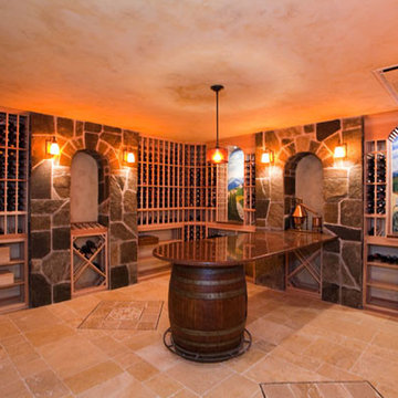 Stone arch and Granite tasting table