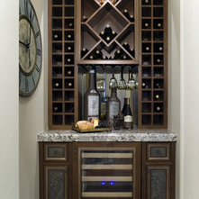 Traditional Wine Cellar by Rockwood Cabinetry