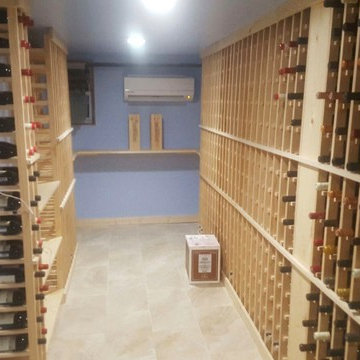 Stunning wine cellar on Irving Park, Chicago - one of our recent projects
