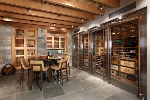 Contemporary Wine Cellar by Scott Christopher Homes