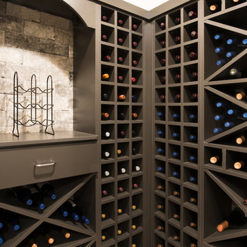 The Toast of the Town: Three Sided Wine Cellar Holds 482 Bottles