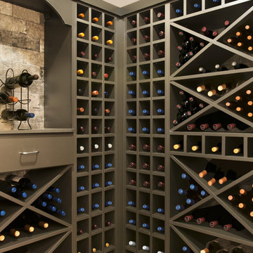 The Toast of the Town: Three Sided Wine Cellar Holds 482 Bottles