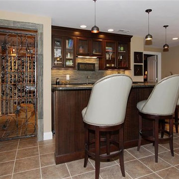 The Wet Bar and Wine Cellar in the Belle Meade