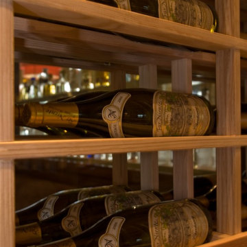 Three Deep Horizontal Display Custom Wine Racks
