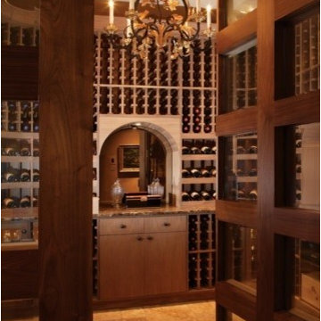 TIle Flooring for Custom Wine Cellar