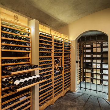 Tilhill house - EuroCave -  Oak Wine Cellar