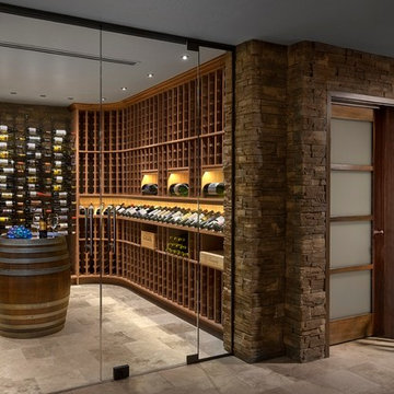 Traditional/ Contemporary Wine Cellar in Scottsdale AZ