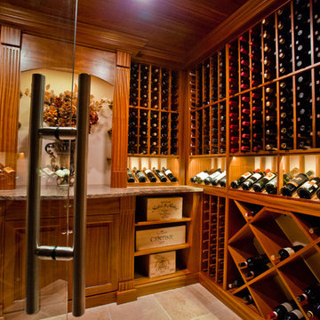 Traditional Timber Wine Cellar