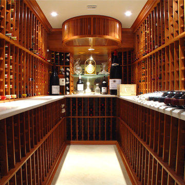 Traditional Wine Cellar by Genuwine Cellars | Premium Wood Wine Cellar