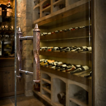 Traditional Wine Cellar Entry By Rocky Mountain Hardware