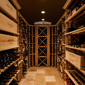 Tuscan-Style Tasting & Wine Rooms