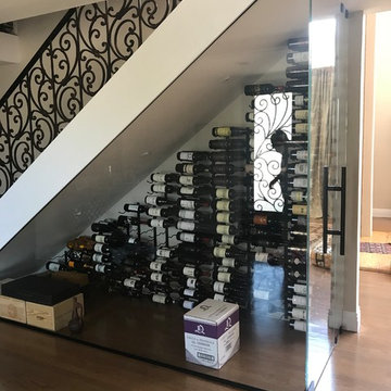Under Stair Glass Wine Storage - Cooling System