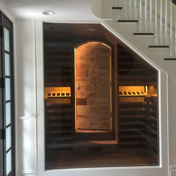 Under staircase wine  closet