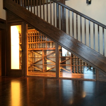 Under Stairs Wine Cellar