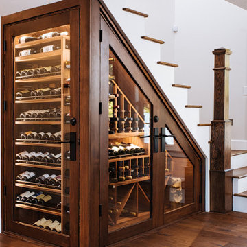 Under Stairs Wine Cellar