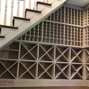 Under stairs wine racking