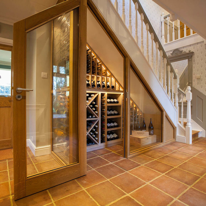 Timber Stairs To Wine Cellar Photos & Ideas Houzz