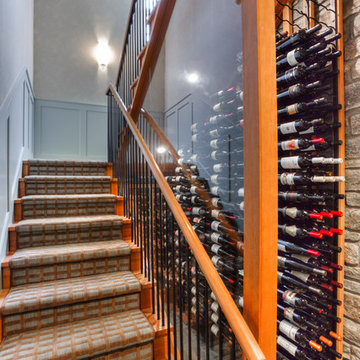Under the stairs wine storage