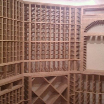 Unfinished All Heart Redwood Arch and Wine Racks New York