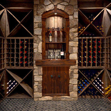 Unique wine cellar and tasting station