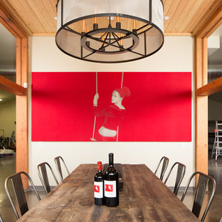 Upchurch Vineyards tasting room and winemaking cellar. (A work in progress.)