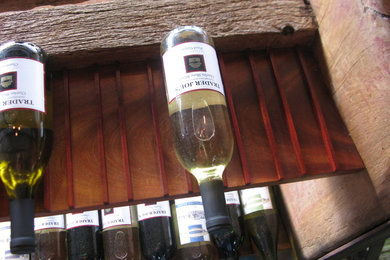 Vintage Timber Sled Wine Rack