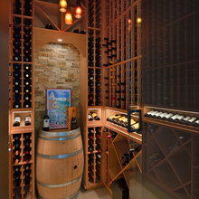 small wine cellar