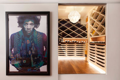 Inspiration for a wine cellar remodel in New York