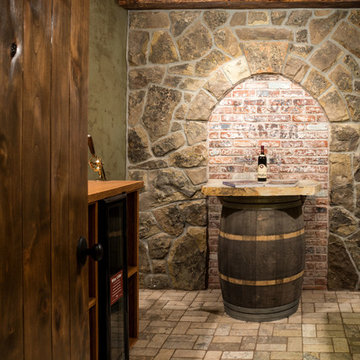 Water tower inspired home wine cellar 2