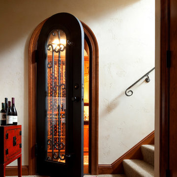 Wayzata Custom Traditional Wine Cellar