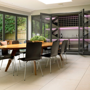 Wimbledon Bespoke Contemporary Wine Room