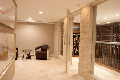 Wine cellar - contemporary wine cellar idea in DC Metro