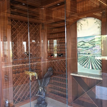 Wine Cellar and Smoking Room, Private Residence, Diamond Bar, CA