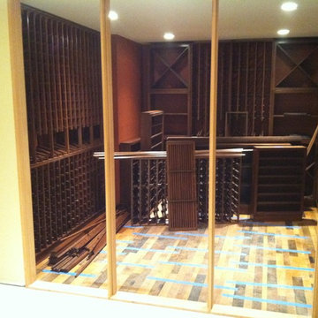 Wine Cellar Builders MA During Construction