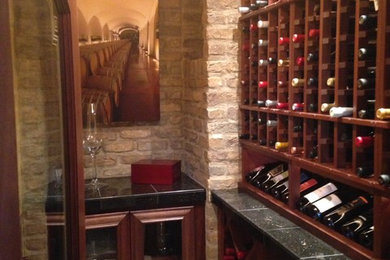 Wine Cellar - Designer Inspired and custom built by talented client.