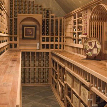 Wine Cellar Flooring and Countertops